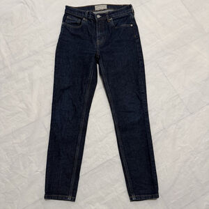 Everlane Women's Blue High-Rise Skinny Jeans, Size 27, Ankle